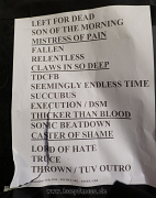 setlist