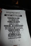 setlistmesserschmitt